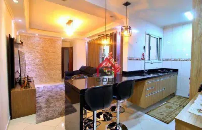Cobertura à venda, 108 m² por r$ 435.000,00 - vila camilópolis - santo andré/sp