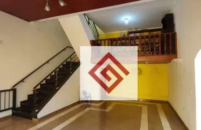 Sobrado para alugar, 480 m² por r$ 5.916,00/mês - parque novo oratório - santo andré/sp