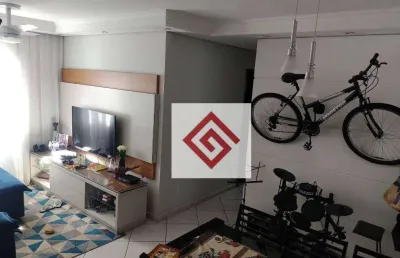 Apartamento com 2 dormitórios à venda, 55 m² por r$ 245.000,00 - parque são vicente - mauá/sp