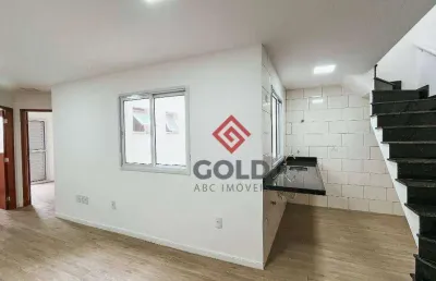 Cobertura com 2 dormitórios à venda, 88 m² por r$ 530.000,00 - parque das nações - santo andré/sp