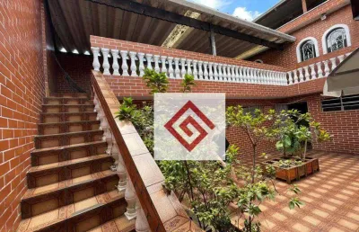 Casa com 3 dormitórios à venda, 257 m² por r$ 960.000,00 - vila scarpelli - santo andré/sp