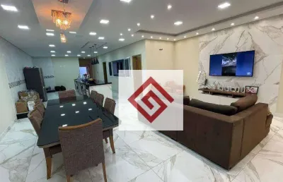 Casa com 5 dormitórios à venda, 455 m² por r$ 1.500.000,00 - parque das nações - santo andré/sp