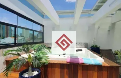 Cobertura à venda, 140 m² por r$ 1.350.000,00 - jardim - santo andré/sp
