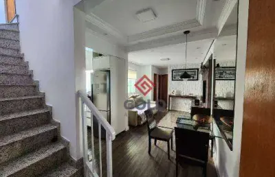 Cobertura à venda, 100 m² por r$ 410.000,00 - vila metalúrgica - santo andré/sp