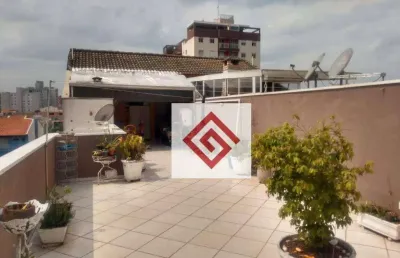 Cobertura à venda, 152 m² por r$ 700.000,00 - vila curuçá - santo andré/sp
