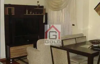 Sobrado com 3 dormitórios à venda, 161 m² por r$ 690.000,00 - jardim monte líbano - santo andré/sp
