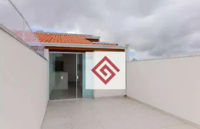 Cobertura com 2 dormitórios à venda, 110 m² por r$ 448.000,00 - vila alto de santo andré - santo andré/sp