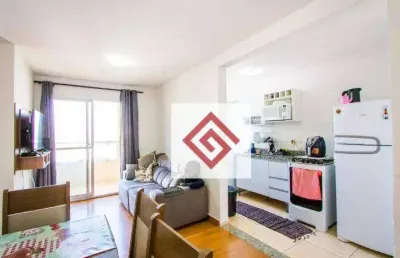 Apartamento com 2 dormitórios à venda, 49 m² por r$ 280.000,00 - utinga - santo andré/sp