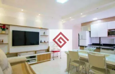 Cobertura à venda, 105 m² por r$ 430.000,00 - vila scarpelli - santo andré/sp