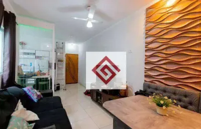 Cobertura com 2 dormitórios à venda, 100 m² por r$ 399.000,00 - utinga - santo andré/sp
