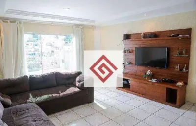 Sobrado com 3 dormitórios à venda, 210 m² por r$ 695.000,00 - vila helena - santo andré/sp
