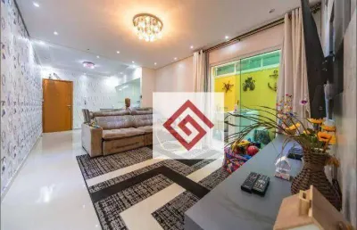 Apartamento com 3 dormitórios à venda, 107 m² por r$ 560.000,00 - jardim santo antônio - santo andré/sp