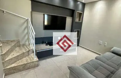 Cobertura com 3 dormitórios para alugar, 150 m² por r$ 4.748,00/mês - vila metalúrgica - santo andré/sp