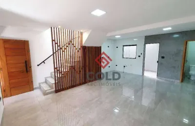 Sobrado com 3 dormitórios à venda, 108 m² por r$ 660.000,00 - jardim das maravilhas - santo andré/sp