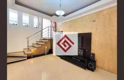 Sobrado à venda, 135 m² por r$ 690.000,00 - parque novo oratório - santo andré/sp