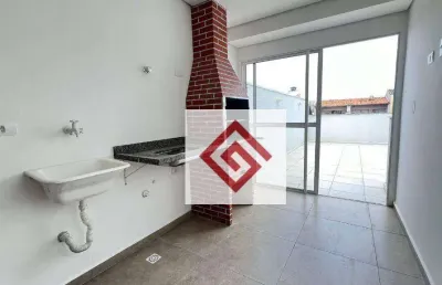 Cobertura à venda, 88 m² por r$ 415.000,00 - vila camilópolis - santo andré/sp