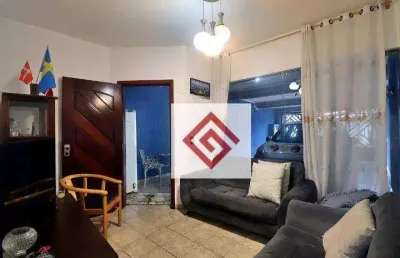 Sobrado à venda, 235 m² por r$ 565.000,00 - jardim santo alberto - santo andré/sp
