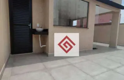 Cobertura com 2 dormitórios à venda, 105 m² por r$ 450.000,00 - parque das nações - santo andré/sp