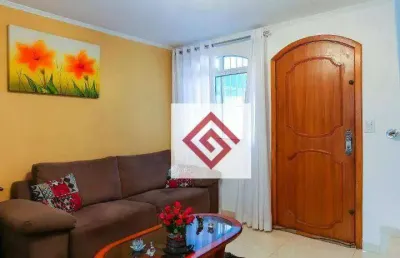 Sobrado com 3 dormitórios à venda, 160 m² por r$ 635.000,00 - vila camilópolis - santo andré/sp