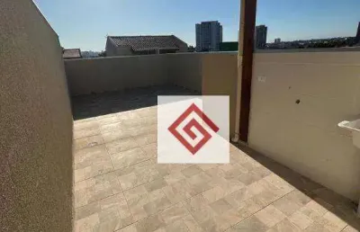 Cobertura com 2 dormitórios à venda, 103 m² por r$ 586.000 - parque industriário - santo andré/sp