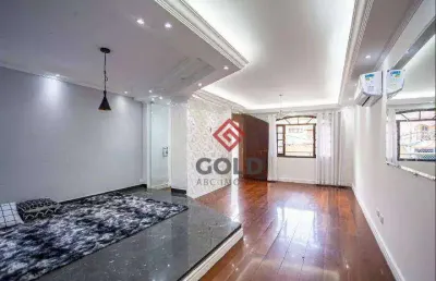 Sobrado com 2 dormitórios à venda, 250 m² por r$ 1.200.000,00 - vila tibiriçá - santo andré/sp