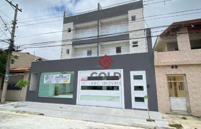 Cobertura com 2 dormitórios à venda, 100 m² por r$ 465.000,00 - utinga - santo andré/sp