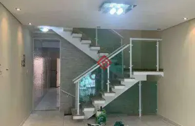 Sobrado com 3 dormitórios à venda, 139 m² por r$ 795.000,00 - vila bartira - santo andré/sp