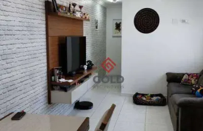 Apartamento com 2 dormitórios à venda, 56 m² por r$ 350.000,00 - parque são vicente - mauá/sp