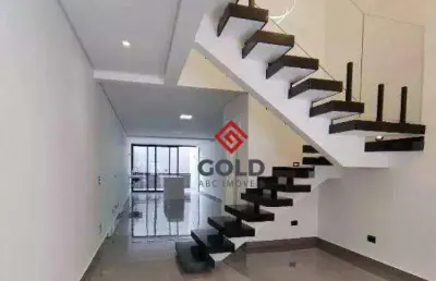 Sobrado com 3 dormitórios, 146 m² - venda por r$ 950.000,00 ou aluguel por r$ 4.500,00/mês - vila camilópolis - santo andré/sp