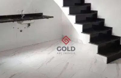 Cobertura com 2 dormitórios à venda, 64 m² por r$ 490.000,00 - jardim utinga - santo andré/sp