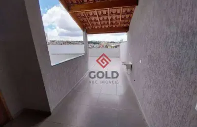 Cobertura com 2 dormitórios à venda, 55 m² por r$ 430.000,00 - jardim ana maria - santo andré/sp