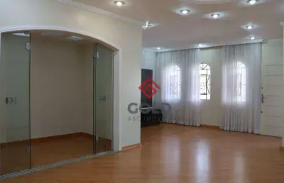 Sobrado com 4 dormitórios, 275 m² - venda por r$ 1.350.000,00 ou aluguel por r$ 5.780,00/mês - vila valparaíso - santo andré/sp