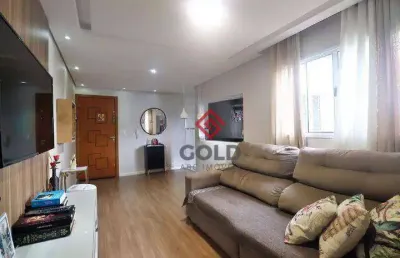 Cobertura com 2 dormitórios à venda, 120 m² por r$ 500.000,00 - parque das nações - santo andré/sp
