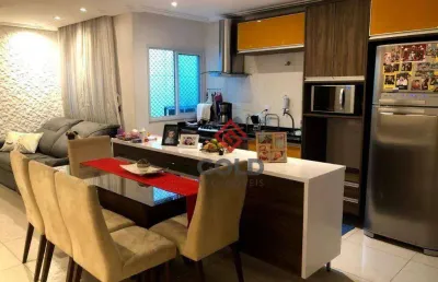 Cobertura com 3 dormitórios à venda, 180 m² por r$ 800.000,00 - campestre - santo andré/sp