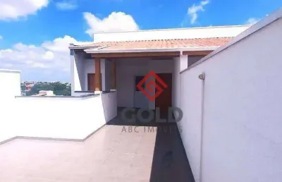 Cobertura com 2 dormitórios à venda, 96 m² por r$ 448.000,00 - jardim santo alberto - santo andré/sp