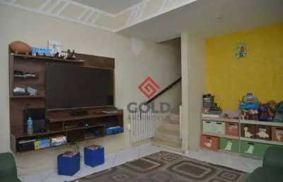 Sobrado com 4 dormitórios à venda, 230 m² por r$ 800.000,00 - jardim das maravilhas - santo andré/sp