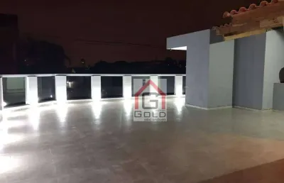 Salão para alugar, 110 m² por r$ 3.000,00/mês - parque das nações - santo andré/sp