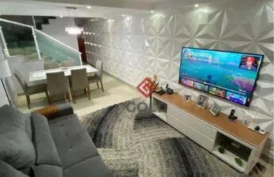 Sobrado com 3 dormitórios à venda, 150 m² por r$ 800.000,00 - utinga - santo andré/sp
