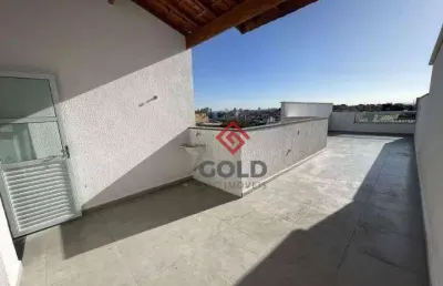 Cobertura com 2 dormitórios à venda, 100 m² por r$ 475.000,00 - parque oratório - santo andré/sp