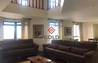 Apartamento duplex com 5 dormitórios para alugar, 300 m² por r$ 10.649,17/mês - vila bastos - santo andré/sp