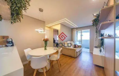 Apartamento com 2 dormitórios à venda, 53 m² por r$ 385.000,00 - vila tibiriçá - santo andré/sp