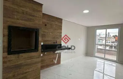 Cobertura com 2 dormitórios para alugar, 100 m² por r$ 3.320,00/mês - vila linda - santo andré/sp