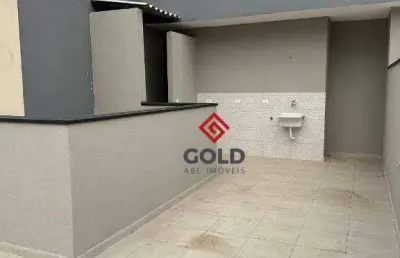 Cobertura com 2 dormitórios, 90 m² - venda por r$ 460.000,00 ou aluguel por r$ 2.465,00/mês - vila príncipe de gales - santo andré/sp