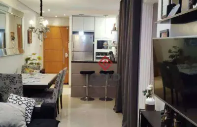 Apartamento à venda, 56 m² por r$ 450.000,00 - vila valparaíso - santo andré/sp
