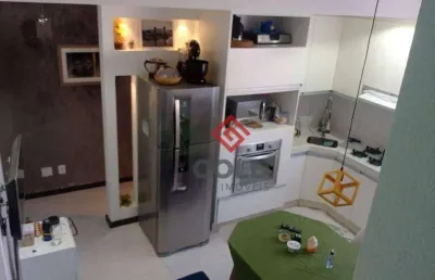 Cobertura com 2 dormitórios à venda, 82 m² por r$ 450.000,00 - vila eldízia - santo andré/sp