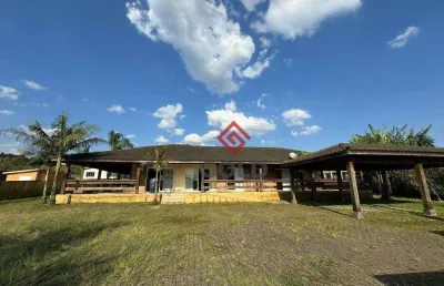 Chácara com 3 dormitórios à venda, 2400 m² por r$ 1.300.000,00 - zanzala - são bernardo do campo/sp