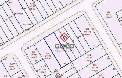 Terreno à venda, 300 m² por r$ 600.000,00 - vila francisco matarazzo - santo andré/sp