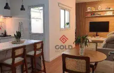 Apartamento com 2 dormitórios à venda, 51 m² por r$ 350.000 - vila guiomar - santo andré/sp