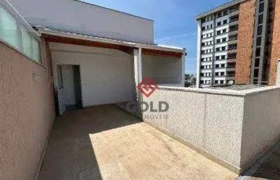 Cobertura com 2 dormitórios, 108 m² - venda por r$ 695.000,00 ou aluguel por r$ 3.850,00/mês - vila gilda - santo andré/sp