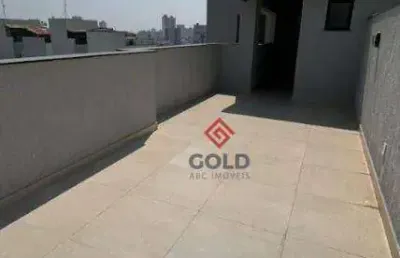 Cobertura com 2 dormitórios à venda, 91 m² - santa maria - santo andré/sp